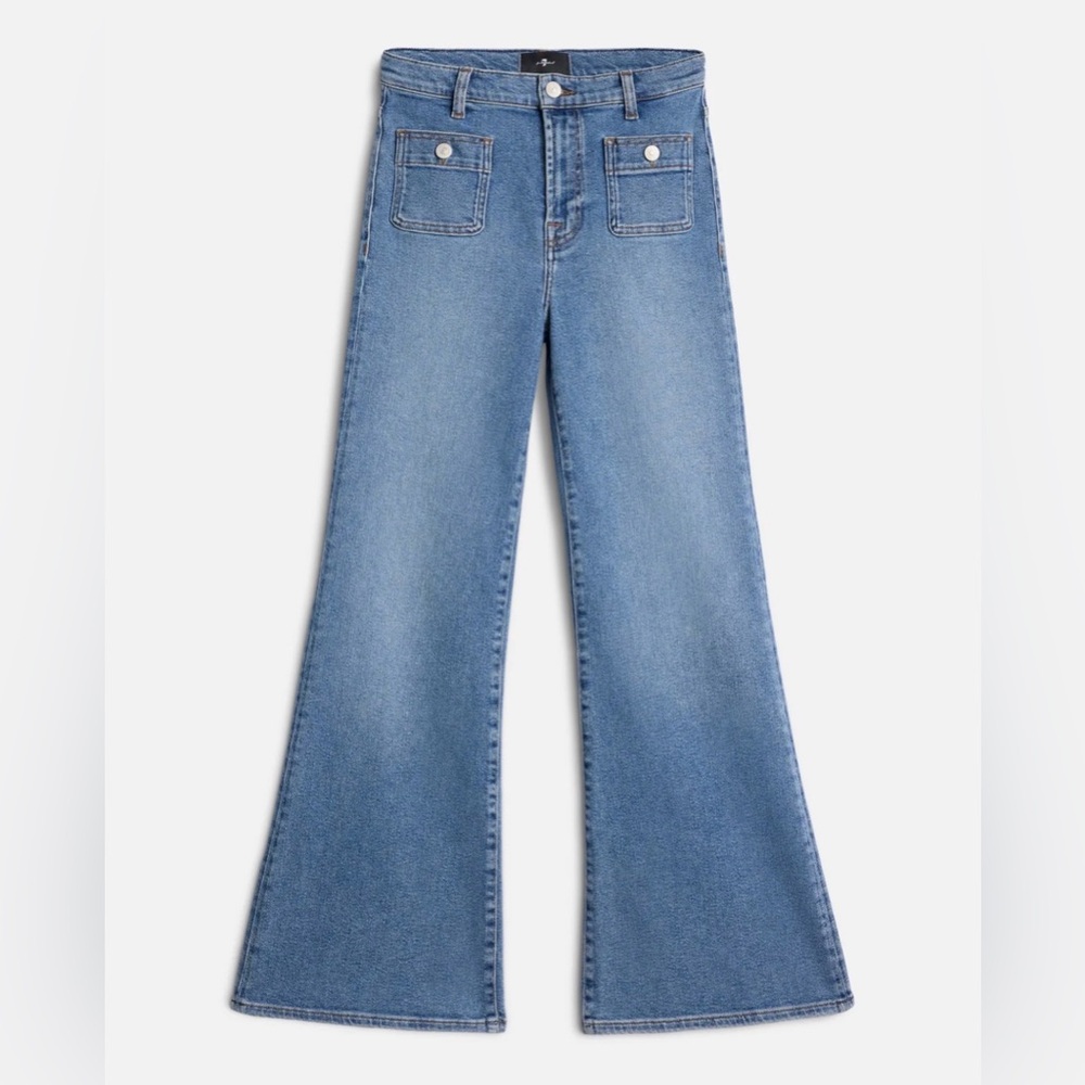 7 for all mankind jeans PETITE MODERN DOJO in Luxe Vintage